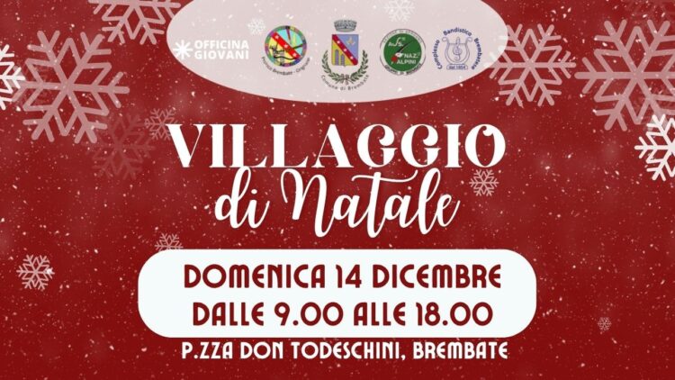Festività, a Brembate arriva il ‘Villaggio di Natale’