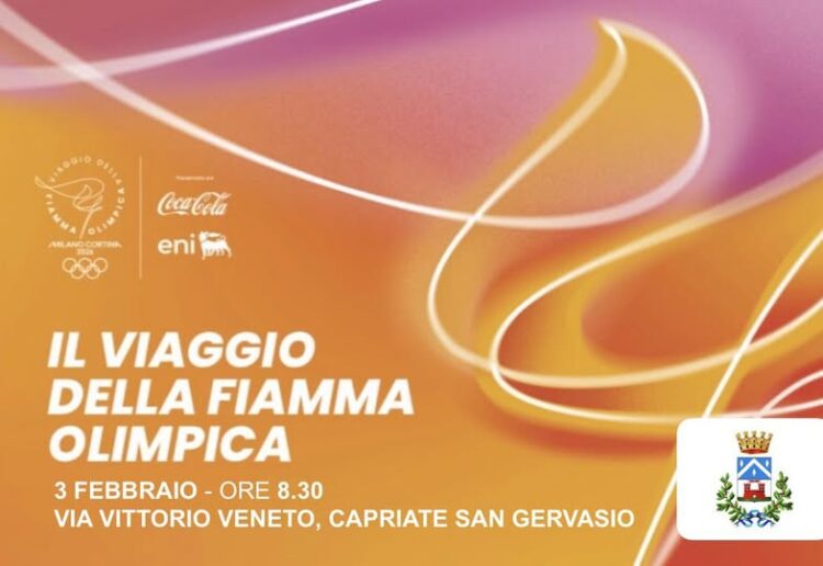 Capriate e Crespi nella storia: il 3 febbraio arriva la Fiamma Olimpica