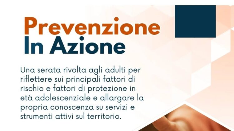 Madone, missione adolescenti: stasera in Sala Civica scatta “Prevenzione in Azione”