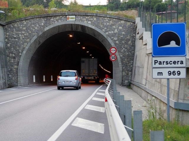 Villa d’Adda, manutenzione alla galleria Parscera: attenzione alla prossima chiusura notturna