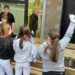 Bonate Sopra, la migliore risposta ai vandali: i ragazzi delle medie restaurano i tavoli del parco – FOTOGALLERY