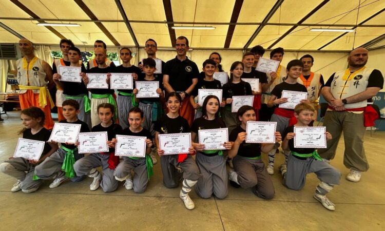 Grande successo a Medolago: esami di arti marziali e nuove cinture alla Giornata dello Sport